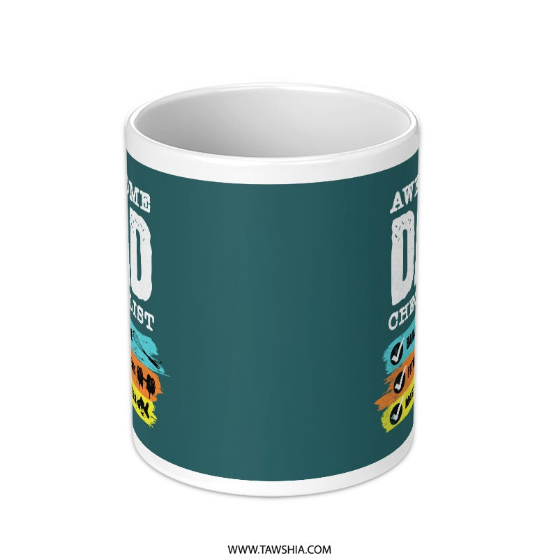 Awesome Dad Ever Colorful Design on Mug product