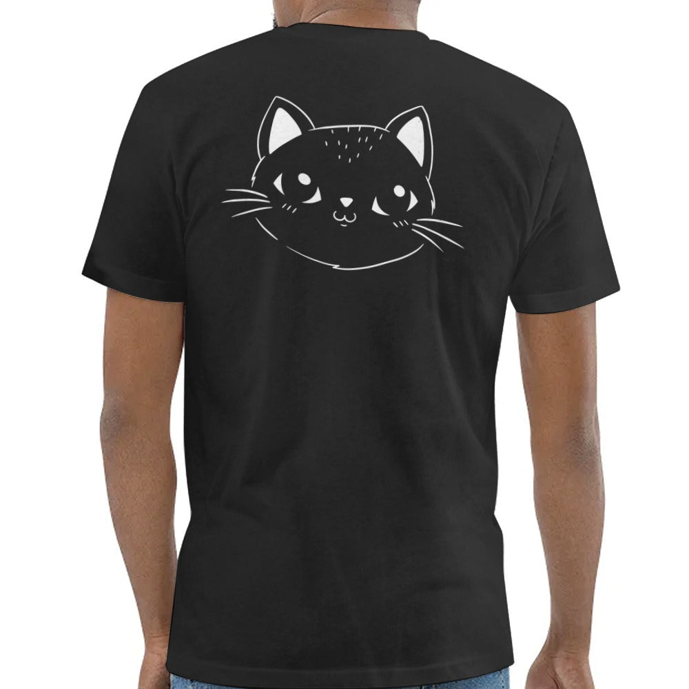 Cute Smiling Cat Design Men's Clothing Product