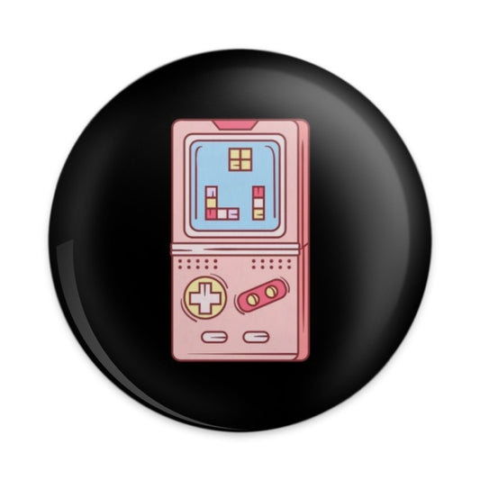 Retro Game Pinback Button, Handheld Console Button, Video Game Lover Gift, Aesthetic Pin, Gamer Accessories, Kawaii Button, Nostalgic Pin - Tawshia