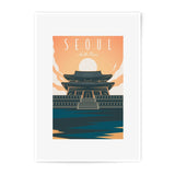 Seoul South Korea Photographic Print, Travel Art Print, Cityscape Art, Asian Architecture, Home Decor, Wall Art, Gift Idea - Tawshia