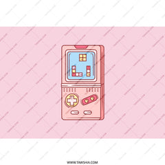 Retro Game Tumbler, Classic Gaming Gift, 80s 90s Nostalgia, Pink Tumbler, Unique Cup, Birthday Present, Gamer Tumbler - Tawshia