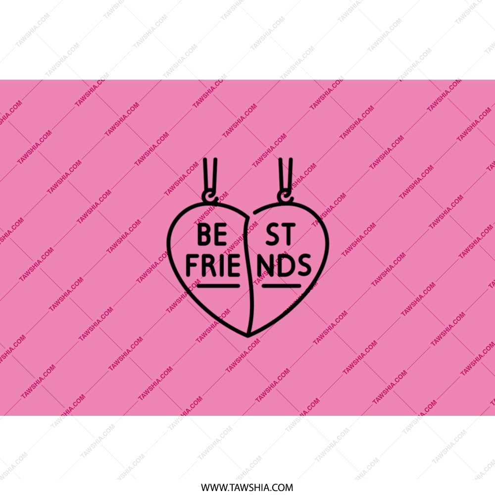 Best Friends Pink Tumbler, Friendship Gift, Gift for Bestie, Matching Best Friend Tumblers, Friendship Tumbler, Best Friend Present - Tawshia