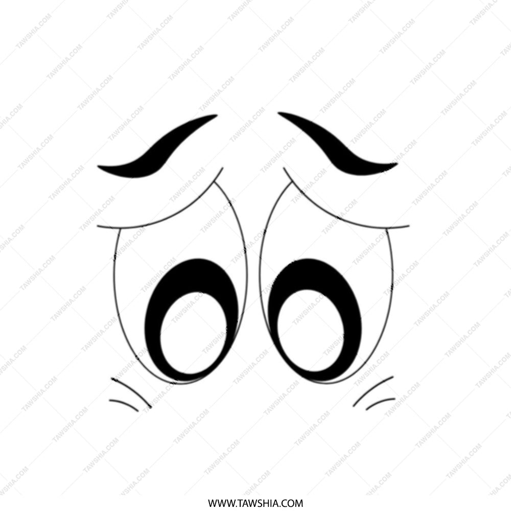 Cartoon Eyes Tote Bag, Expressive Face Tote, Funny Emotion Bag, Novelty Gift Tote, Unique Style Bag, Quirky Design, Anime Eyes Bag - Tawshia