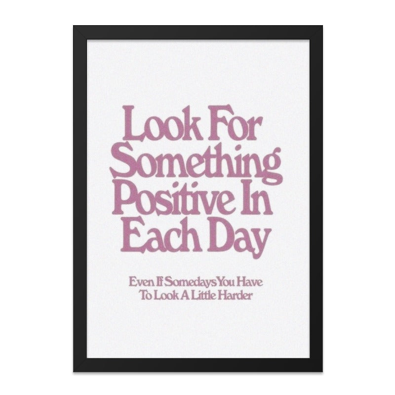 Positive Quote Wall Art, Motivational Art, Inspirational Print, Home Decor, Daily Affirmation, Encouragement Gift, Pink Typography Art - Tawshia