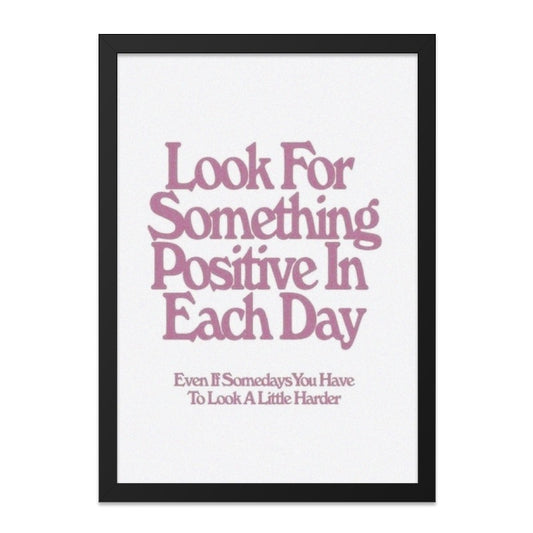 Positive Quote Wall Art, Motivational Art, Inspirational Print, Home Decor, Daily Affirmation, Encouragement Gift, Pink Typography Art - Tawshia
