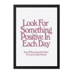 Positive Quote Wall Art, Motivational Art, Inspirational Print, Home Decor, Daily Affirmation, Encouragement Gift, Pink Typography Art - Tawshia