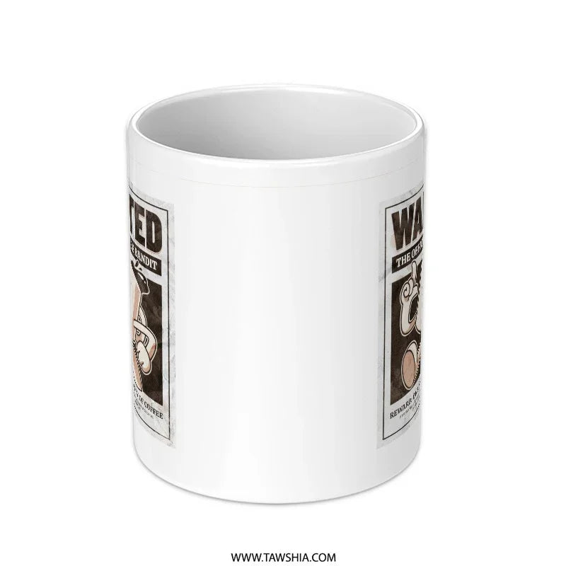 Unique Wanted Poster Soccer Theme Design Mug product