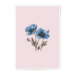 Blue Poppy Photographic Prints, Floral Wall Art, Botanical Decor, Flower Prints, Home Decor, Wall Decor, Unique Gift, Fine Art Prints - Tawshia