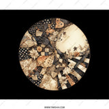 Floral Patchwork Mouse Pad, Unique Computer Accessory, Office Desk Decor, Gift Idea for Her, Stylish Mousepad, Elegant Design, Trendy Gift - Tawshia