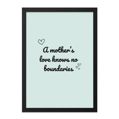 Mothers Love Wall Art, Mom Gift, Nursery Decor, Inspirational Quote Print, Family Wall Decor, Heart Art, Home Decor, Gift for Her - Tawshia
