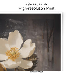 Anemone Photographic Print, Floral Wall Art, Flower Photography, Botanical Decor, Elegant Home Decor, Nature Photo, Gift Idea - Tawshia