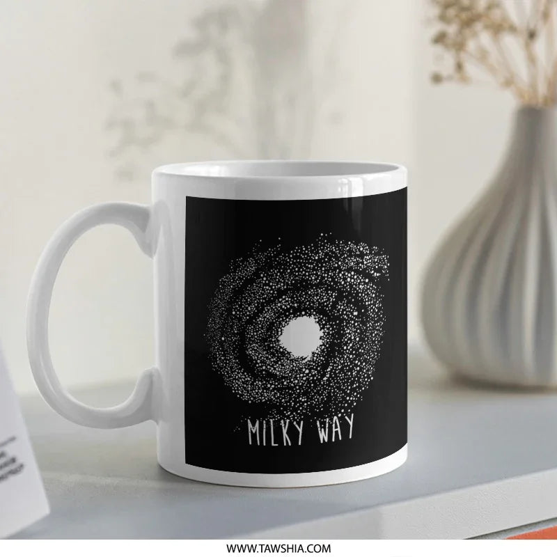 Milky Way Starry Galaxy Design Ceramic Coffee Mug Product