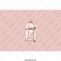 Lantern Tumbler, Floral Lantern, Unique Drinkware, Pink Lantern Tumbler, Gift for Her, Everyday Tumbler, Pretty Tumblers, Gifts for mom - Tawshia