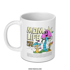 Mom Life Best Life Mug Fun Artistic Design Product
