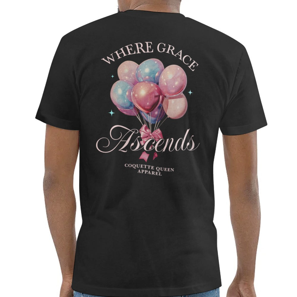 Where Grace Ascends Coquette Queen T-shirt product