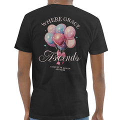 Where Grace Ascends Coquette Queen T-shirt product