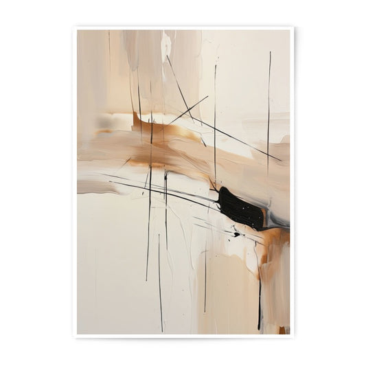 Abstract Photographic Print, Modern Art Print, Beige Wall Art, Minimalist Home Decor, Neutral Tones Photo, Contemporary Art, Wall Decor - Tawshia