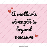 Mother's Strength Mouse Pad, Pink Mousepad, Mother's Day Gift Idea, Mothers Day Mouse Mat, New Mom Gift, Cute Office Decor - Tawshia