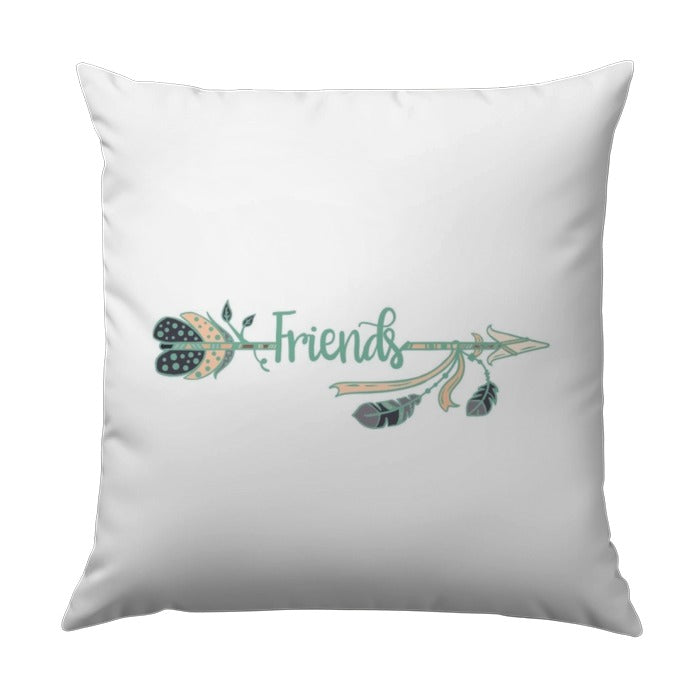 Best Friends Arrow Pillow, Friendship Gift Idea, Decorative Throw Pillow, Modern Home Decor, Couch Pillow, Unique Pillows - Tawshia