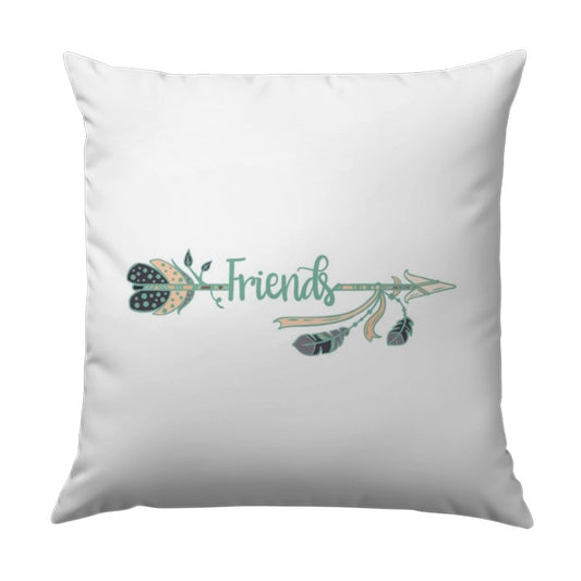 Best Friends Arrow Pillow, Friendship Gift Idea, Decorative Throw Pillow, Modern Home Decor, Couch Pillow, Unique Pillows - Tawshia