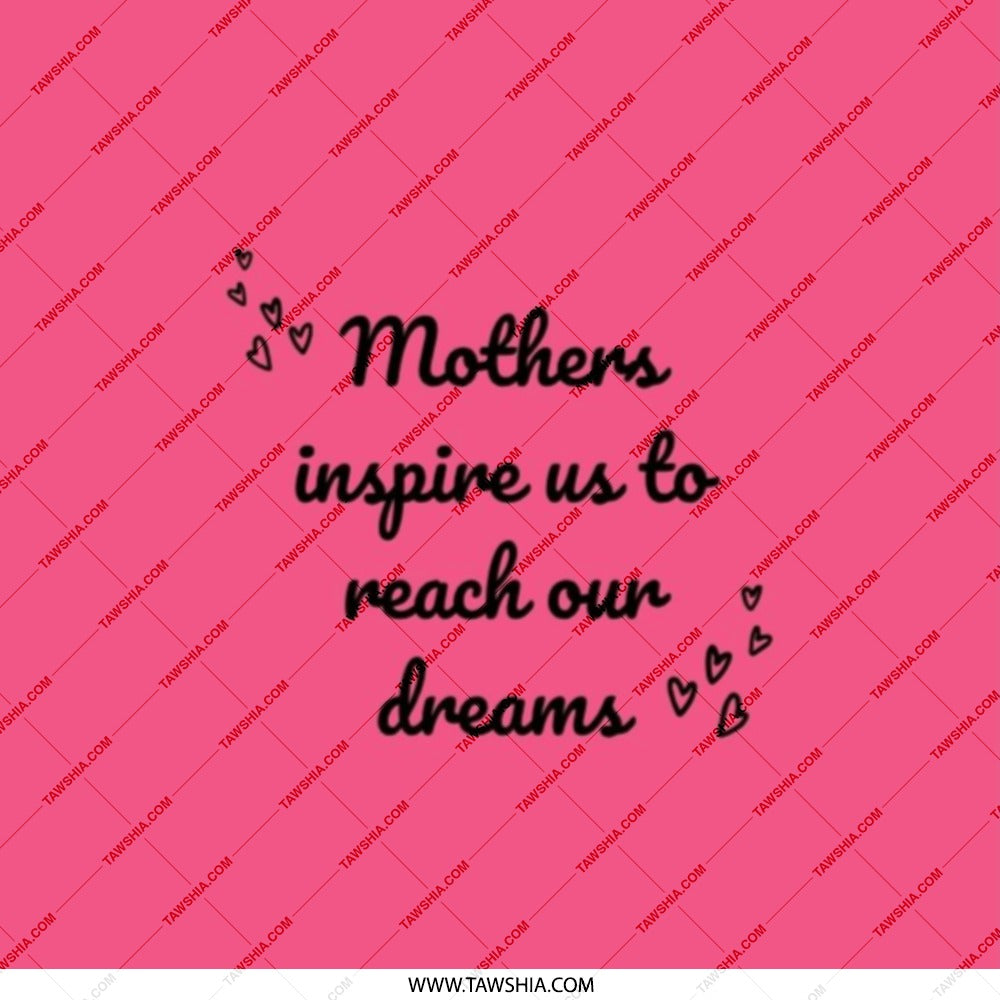 Mothers Inspire Pocket Mirror, Mom Gift Idea, Handbag Mirror, Pink Compact Mirror, Makeup Mirror, Cute Mirror for Moms, Dream Inspiration - Tawshia