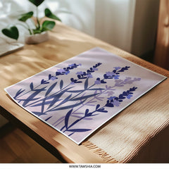 Lavender Field Photographic Print, Botanical Wall Art, Floral Decor, Purple Flower Print, Home Decor, Nature Art Print, Modern Art - Tawshia
