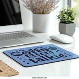 Coffee Before Talkie Mouse Pad, Funny Coffee Lover Gift, Office Desk Accessory, Caffeine Addict Present, Sarcastic Gift for Coworkers - Tawshia