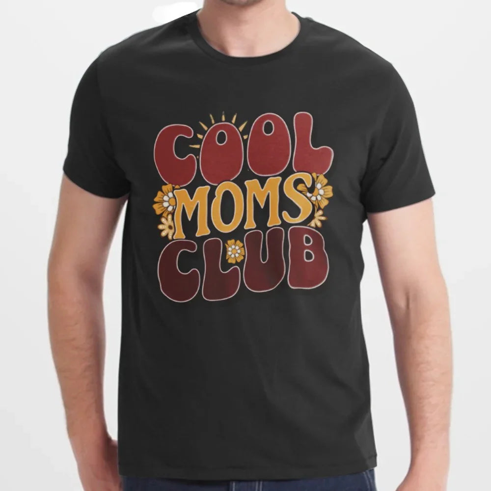 Cool Moms Club Graphic Tee Fun Gift Product