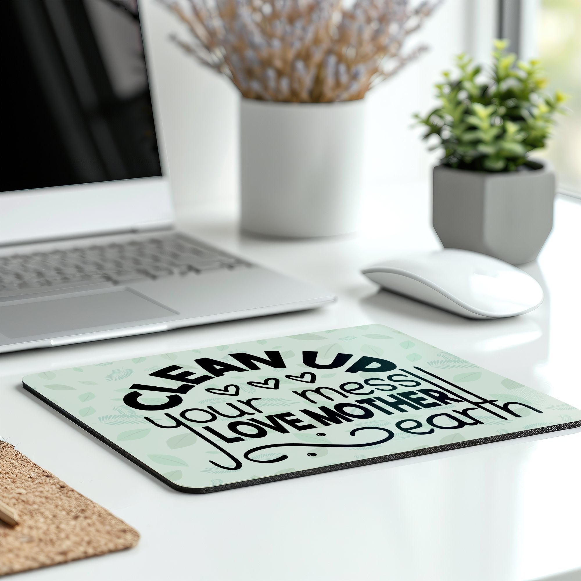 Clean Up Your Mess Love Mother Earth Mousepad product