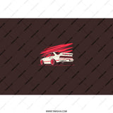 JDM Car Tumbler, Japanese Sports Car, Cool Car Gifts, Car Lover Tumbler, Unique Tumbler Design, Automotive Art, Car Enthusiast Gift - Tawshia