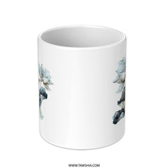 Lotus Flower Mug, Floral Mug, Botanical Mug, Elegant Mug, Gift for Her, Nature Inspired Mug, Flower Lover Gift, Coffee Mug, Tea Mug - Tawshia