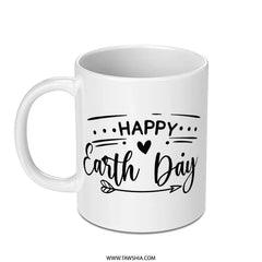 Happy Earth Day Mug, Cute Earth Day Gift, Environmentally Friendly Mug, Save the Planet Mug, Earth Lover Present, Eco Friendly Gift - Tawshia