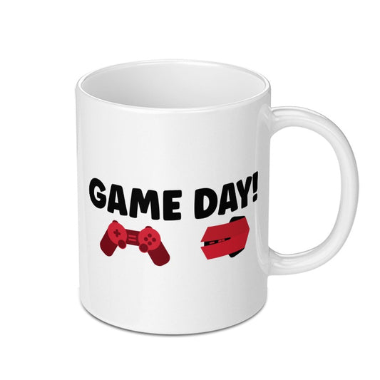 Game Day Mug, Gamer Gift, Gaming Mug, Video Game Lover, Game Controller, Gamer Coffee Cup, Gift For Him, Gift For Her, Console Mug - Tawshia