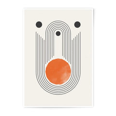 Minimalist Art Photographic Print, Abstract Sun Circle Arches, Boho Wall Decor, Geometric Modern Art, Home Office Decor, Living Room Art - Tawshia
