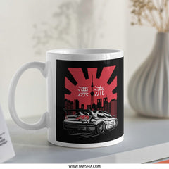 Tokyo Skyline Drifting Car Design Mug product