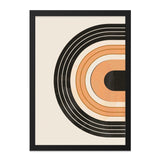 Abstract Arch Wall Art, Geometric Print Decor, Modern Boho Wall Hanging, Contemporary Home Art, Neutral Tone Arches, Unique Wall Art - Tawshia