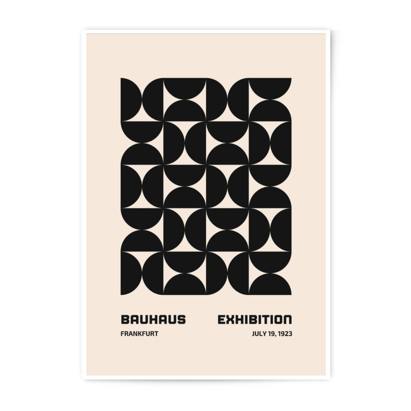 Bauhaus Exhibition Photographic Print, 1923 Art Print, Modern Art Poster, Geometric Print, Wall Art Decor, Bauhaus Poster, Art Deco - Tawshia