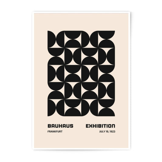 Bauhaus Exhibition Photographic Print, 1923 Art Print, Modern Art Poster, Geometric Print, Wall Art Decor, Bauhaus Poster, Art Deco - Tawshia