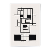 Abstract Face Photographic Print, Minimalist Portrait Art Print, Modern Wall Decor, Geometric Face Printable Art, Contemporary Home Decor - Tawshia