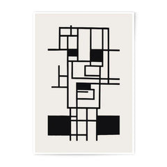 Abstract Face Photographic Print, Minimalist Portrait Art Print, Modern Wall Decor, Geometric Face Printable Art, Contemporary Home Decor - Tawshia