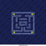 Maze Pocket Mirror, Game Lover Gift, Labyrinth Compact Mirror, Puzzle Solver Present, Unique Pocket Mirror, Stocking Stuffer - Tawshia