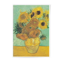 Sunflower Photographic Print, Van Gogh Art, Flower Print, Floral Wall Art, Kitchen Decor, Impressionism Painting, Still Life Artwork - Tawshia