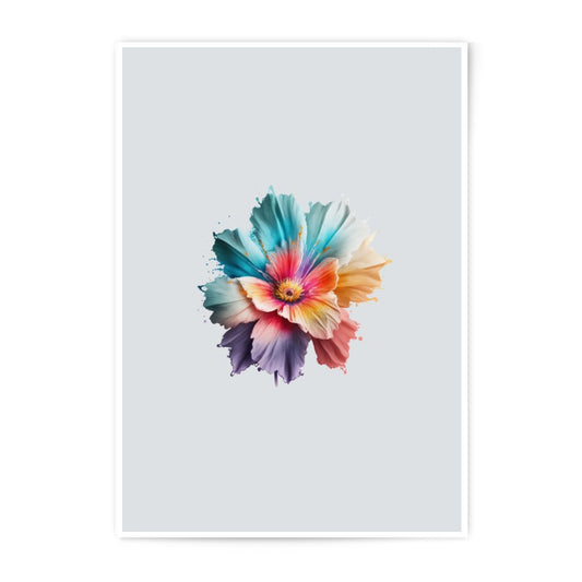 Colorful Flower Art Photographic Prints, Floral Wall Decor, Modern Home Decor, Abstract Flower Print, Botanical Art Prints, Flower Gift - Tawshia