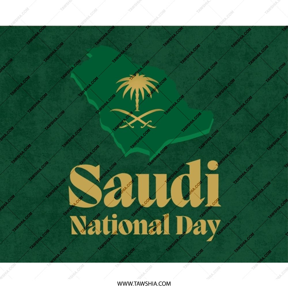 Saudi National Day Mouse Pad, Kingdom of Saudi Arabia Map, KSA Flag Desk Accessory, National Day Gift, Desk Decor - Tawshia