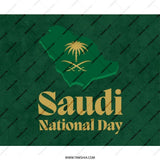 Saudi National Day Mouse Pad, Kingdom of Saudi Arabia Map, KSA Flag Desk Accessory, National Day Gift, Desk Decor - Tawshia