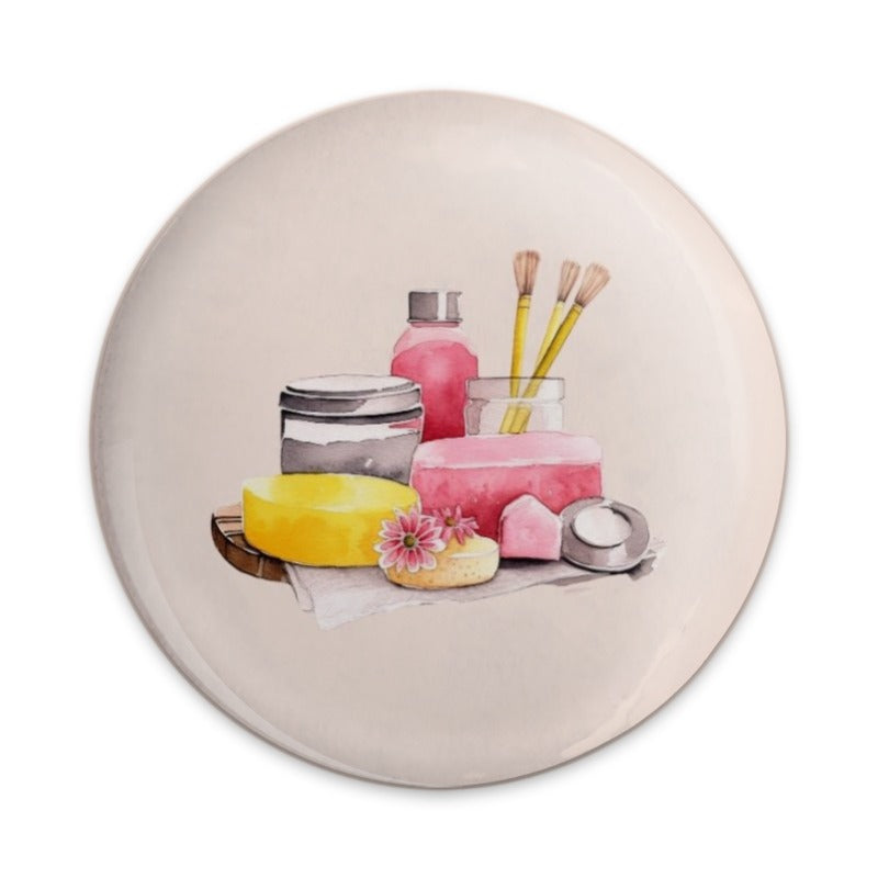 Spa Day Pinback Button, Watercolor Art Button, Self Care Gift, Relaxation Button, Aesthetic Button, Cute Buttons, Trendy Pinback Button - Tawshia