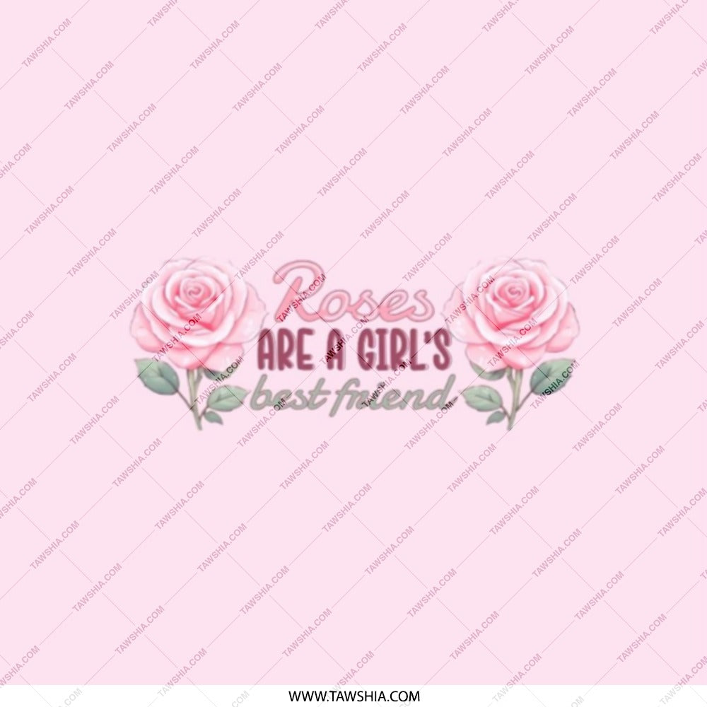 Roses are a Girl's Best Friend Pocket Mirror, Floral Compact Mirror, Pink Rose Pocket Mirror, Gift for Her, Cute Mirror, Women's Mirror - Tawshia