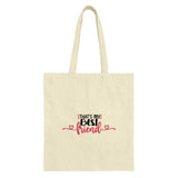 Best Friend Tote Bag, Friendship Gift, Bestie Bag, Matching Friend Totes, Gift for Her, Birthday Gift, Bridesmaid Tote Bag, Heart Design - Tawshia