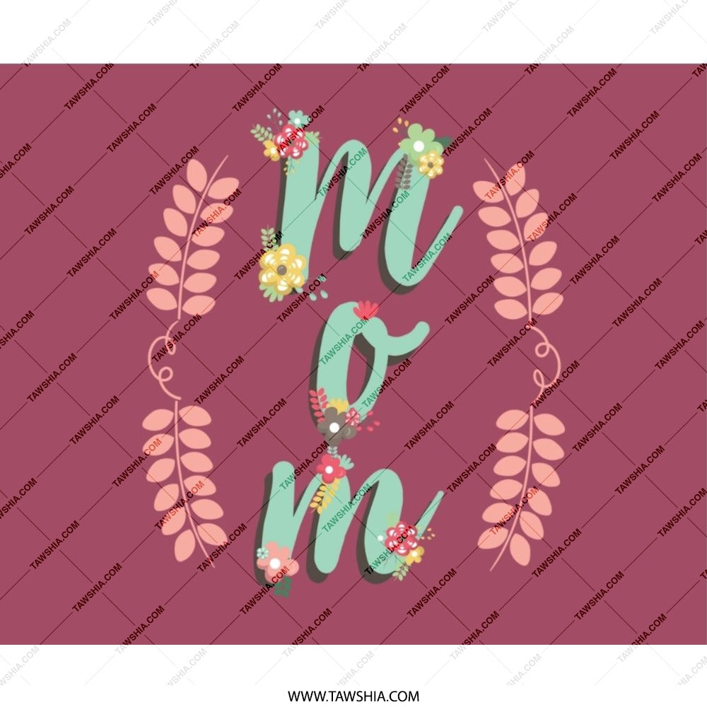 Floral Mom Mouse Pad, Mother's Day Gift, Mom Birthday Present, Best Mom Ever Gift, Cute Office Decor, Unique Floral Design, Mom Mousepad - Tawshia