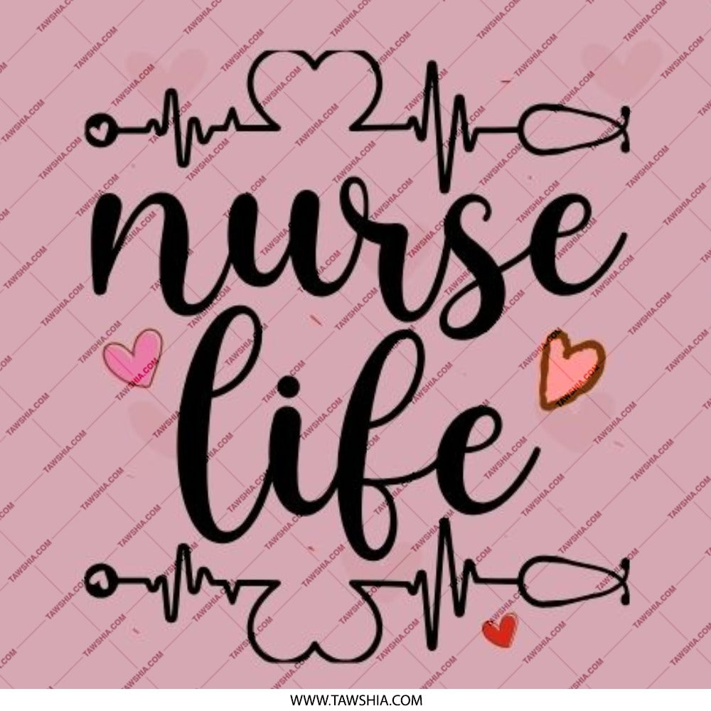 Nurse Life Pinback Button, Gift for Nurses, Nurse Appreciation, Healthcare Worker Button, Cute Nurse Pin, Heartbeat Button, Medical Button - Tawshia